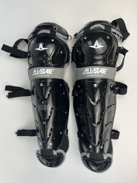 All-Star Advanced Series Baseball Catcher's Leg Guards Age 9 -12 + Knee Savers