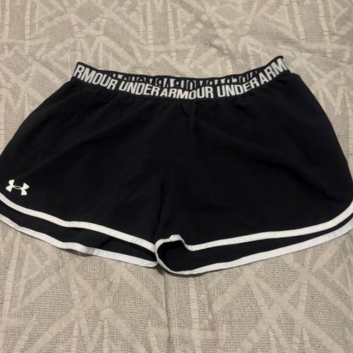 Under Armour Running Shorts Women’s Medium Loose Fit Black