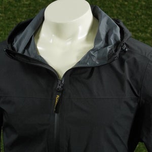 MENS MEDIUM FLORENCE MARINE X RAIN PRO JACKET FULL-ZIP LONG SLEEVE BLACK, VGC