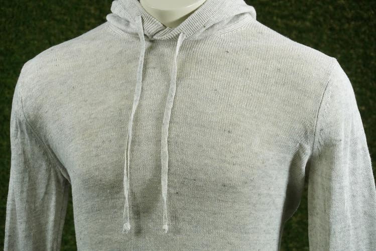 MENS MEDIUM VINCE HOODIE PULLOVER LONG SLEEVE BIEGE, VGC