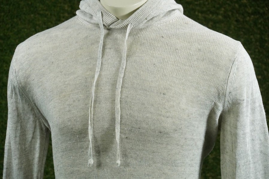 MENS MEDIUM VINCE HOODIE PULLOVER LONG SLEEVE BIEGE, VGC