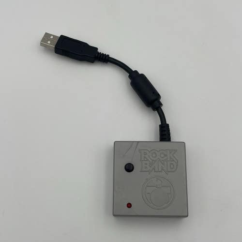 PS3 Rock Band USB Dongle Receiver Wireless Drums PDMSELEA2B VFRHMXDDG03 Gray