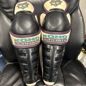 Senior Size 14 Inch KOHO ULTIMATE ICE HOCKEY PLAYER SHIN PADS