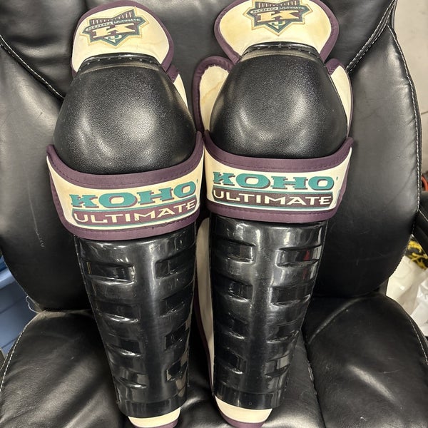 Senior Size 14 Inch KOHO ULTIMATE ICE HOCKEY PLAYER SHIN PADS