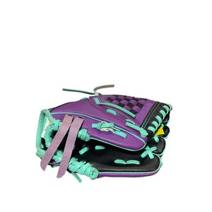 Used DSG TBALL GLOVE BB/SB Glove RH Throw Black And Purple 8" 11834-S000040476
