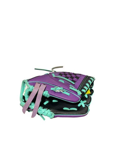 Used DSG TBALL GLOVE BB/SB Glove RH Throw Black And Purple 8" 11834-S000040476