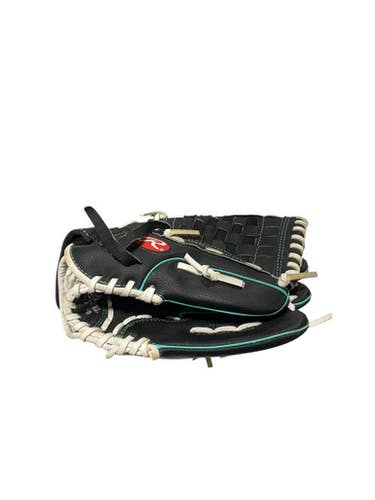 Used Rawlings FAST PITCH BB/SB Glove RH Throw Black 11 1/2" 11834-S000040489