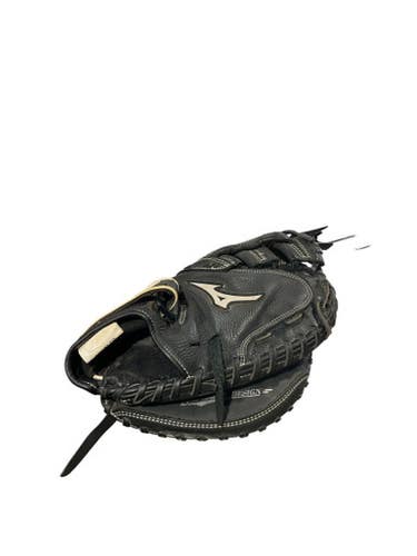 Used Mizuno PROSPECT SELECT CATHERS MITT BB/SB Catchers RH Throw Black 32 1/2" 11834-S000040517