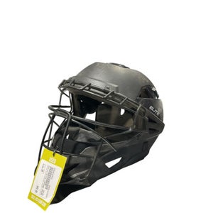 Used Easton ELITE CATCHER HELMET 6 1/2-7 1/2 Catchers Helmet w/Mask Black SM 11834-S000040542