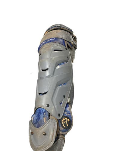 Used All Star ALLSTAR SHINGUARDS Catchers Leg Guards Royal Blue Adult 11834-S000040555