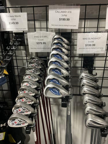 Used Callaway X16 IRON SET Mens Iron Set RH 3I-PW 11834-S000040557