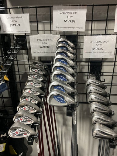 Used Callaway X16 IRON SET Mens Iron Set RH 3I-PW 11834-S000040557