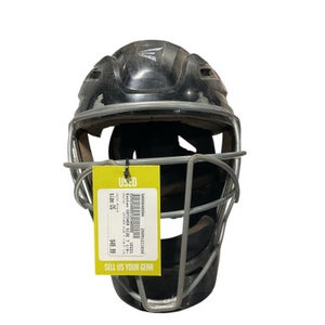 Used Easton CATCHER SIZE 7 1/8-7 1/2 Catchers Helmet w/Mask Black One Size 11834-S000040594
