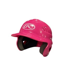 Used Rawlings PINK HELMET Batting Helmet No Mask Pink One Size 11834-S000040607
