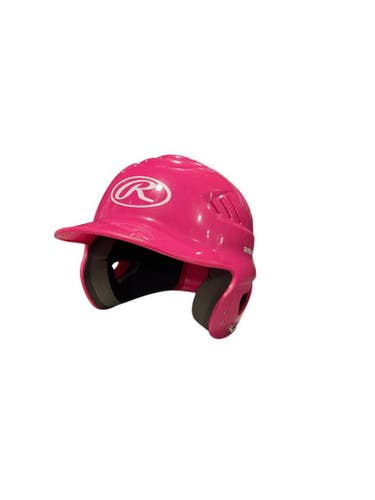 Used Rawlings PINK HELMET Batting Helmet No Mask Pink One Size 11834-S000040607