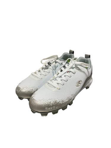 Used Rawlings COOLFLO MARK OF A PRO BB/SB Cleats White Junior 05 11834-S000040699