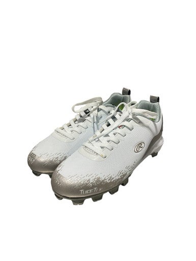 Used Rawlings COOLFLO MARK OF A PRO BB/SB Cleats White Junior 05 11834-S000040699