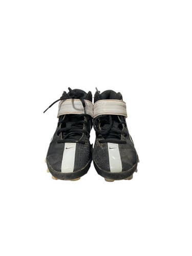 Used Nike TROUT CLEATS BB/SB Cleats Black Junior 03.5 11834-S000040748