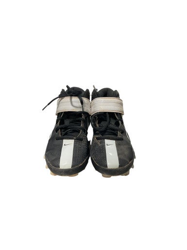 Used Nike TROUT CLEATS BB/SB Cleats Black Junior 03.5 11834-S000040748
