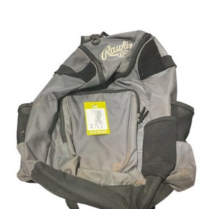 Used Rawlings GRAY BACKPACK BB/SB Player Backpack Grey 11834-S000040801