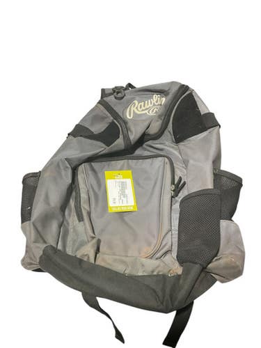 Used Rawlings GRAY BACKPACK BB/SB Player Backpack Grey 11834-S000040801