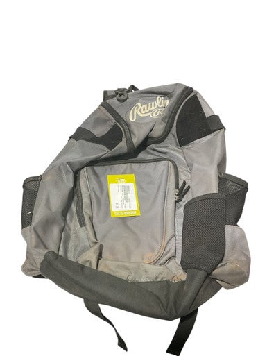 Used Rawlings GRAY BACKPACK BB/SB Player Backpack Grey 11834-S000040801