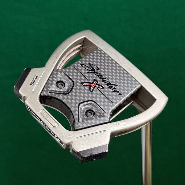 TaylorMade Spider X SX-32 HydroBlast 34" Slant Mallet Putter w/Super Stroke & HC