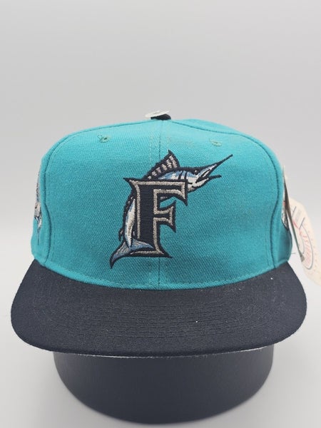 NEW Vintage Rare Florida Marlins ANNCO 1990s Blockhead Hat Cap Vtg MLB Snapback