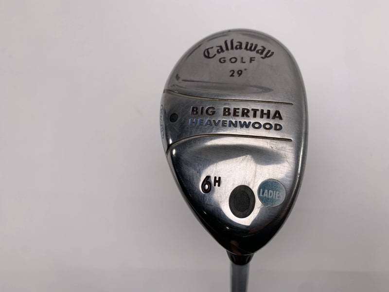 Callaway Big Bertha Heavenwood 6 Hybrid 29* Big Bertha Gems 55g Ladies RH