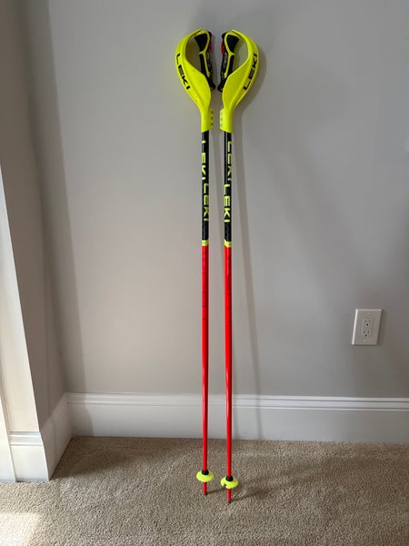 52in (130cm) Leki World Cup - GS Ski Poles (Used)