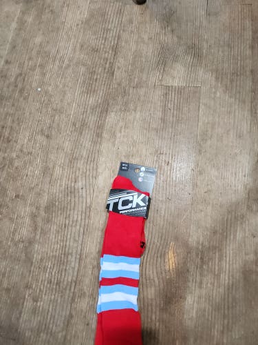 Red Medium Adult Unisex Socks (New)