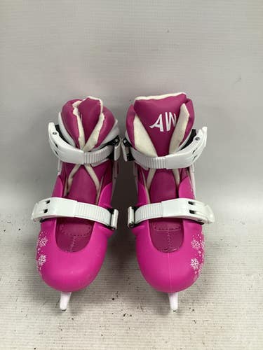 Used AW SOFT BOOT SKATES Girls Softboot Skate Pink Adjustable 11851-S000038243