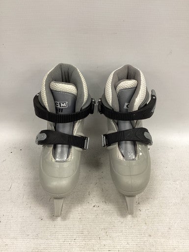 Used CCM TYKE Boys Softboot Skate Grey Adjustable 11851-S000038244