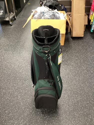 Used Callaway 5 SLOT CART BAG Mens Cart Bag Dark Green 11851-S000038267