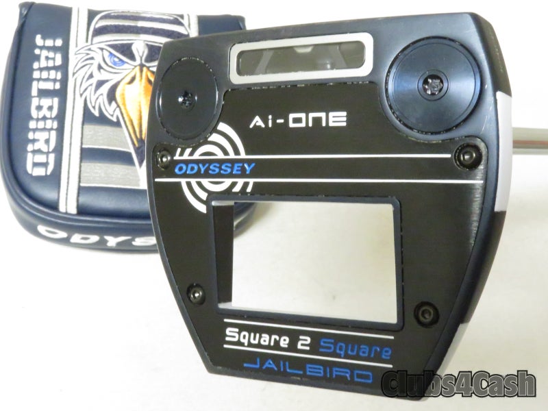 Odyssey Ai-One Square 2 Square Jailbird Putter 34" +Cover  Near MINT