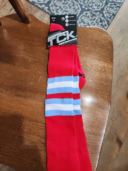 Red Adult Unisex Large Socks (New)