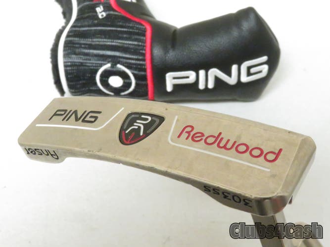 PING Redwood Anser Putter Black Dot 35" +Cover