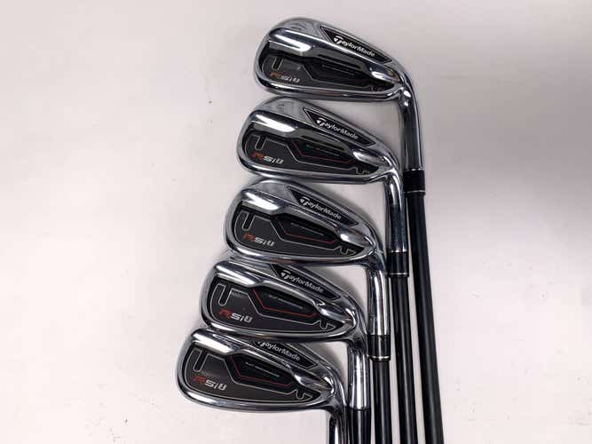 TaylorMade RSi 1 Iron Set 6-PW REAX 55g Senior Graphite Mens RH