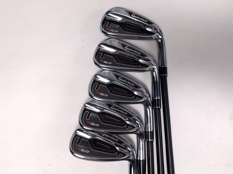 TaylorMade RSi 1 Iron Set 6-PW REAX 55g Senior Graphite Mens RH