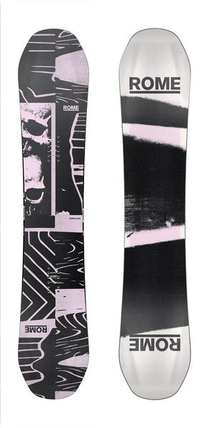 Rome Boneless Mens All Mountain, True Twin Snowboard 153 cm