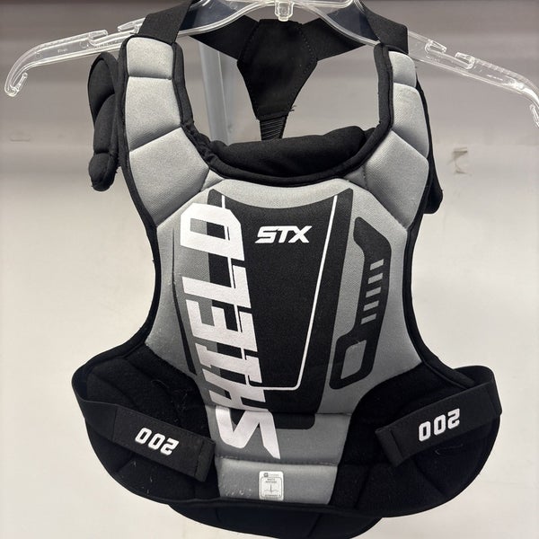 Adult Size S STX SHIELD 200 Lacrosse Goalie Chest Protector NOCSAE Certified
