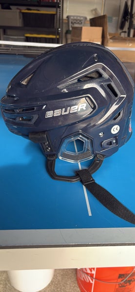Small Bauer Re-Akt 150 Helmet Navy Blue