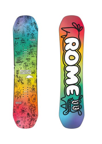 Rome Minishred Youth Snowboard 120 cm Mini-Shred True Twin All-Mountain New 2026