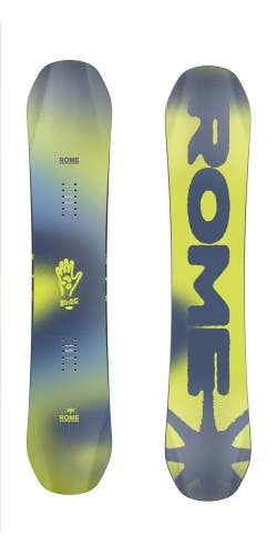 Rome Slapstick Youth Snowboard 135 cm True Twin Fusion Camber New 2026