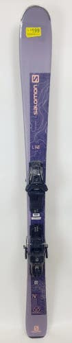 Used $600 Men's Salomon Distance 76 w Skis & Salomon M10 GW Bindings Size 140cm