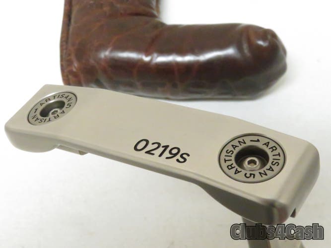 Artisan 0219s Putter Plumbers Neck 35" +Cover ... MINT