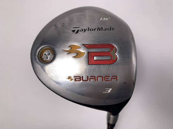 TaylorMade Burner 2008 3 Fairway Wood 15* REAX 49g Stiff Graphite Mens RH