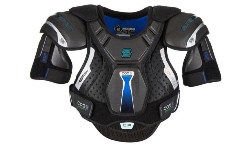 NEW SW Code Encrypt 1 Shoulder Pads/Shin Guards Bundle