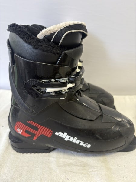 Mondo Size 21 US Kids Size 2 ALPINA At 1 Ski Boots.