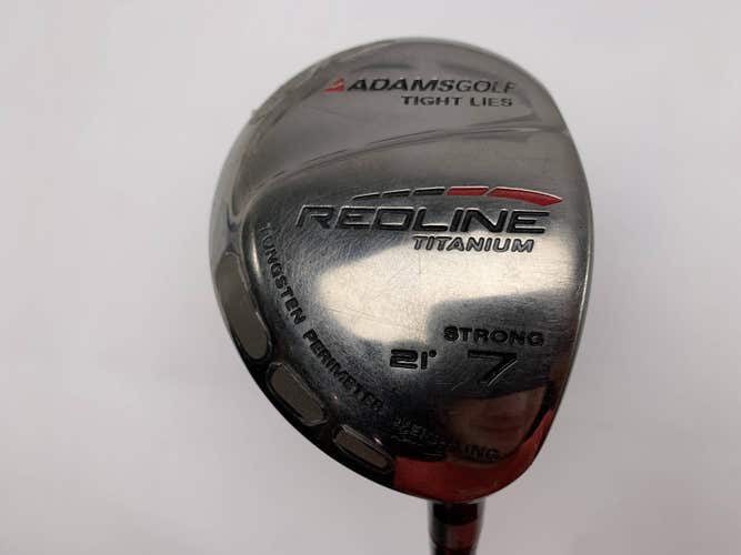 Adams Redline 7 Fairway Wood 21* Fujikura G75 Stiff Graphite Mens RH